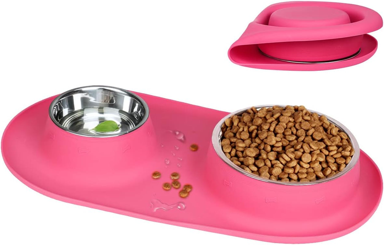 Dog/Cat Slow Feeder Bowl Insert, Slow down Pet Eating, Soft Silicone Slow Feeding for Small Medium Size, Perfect with Stainless Steel Plastic Glass Ceramic Dog Bowls
